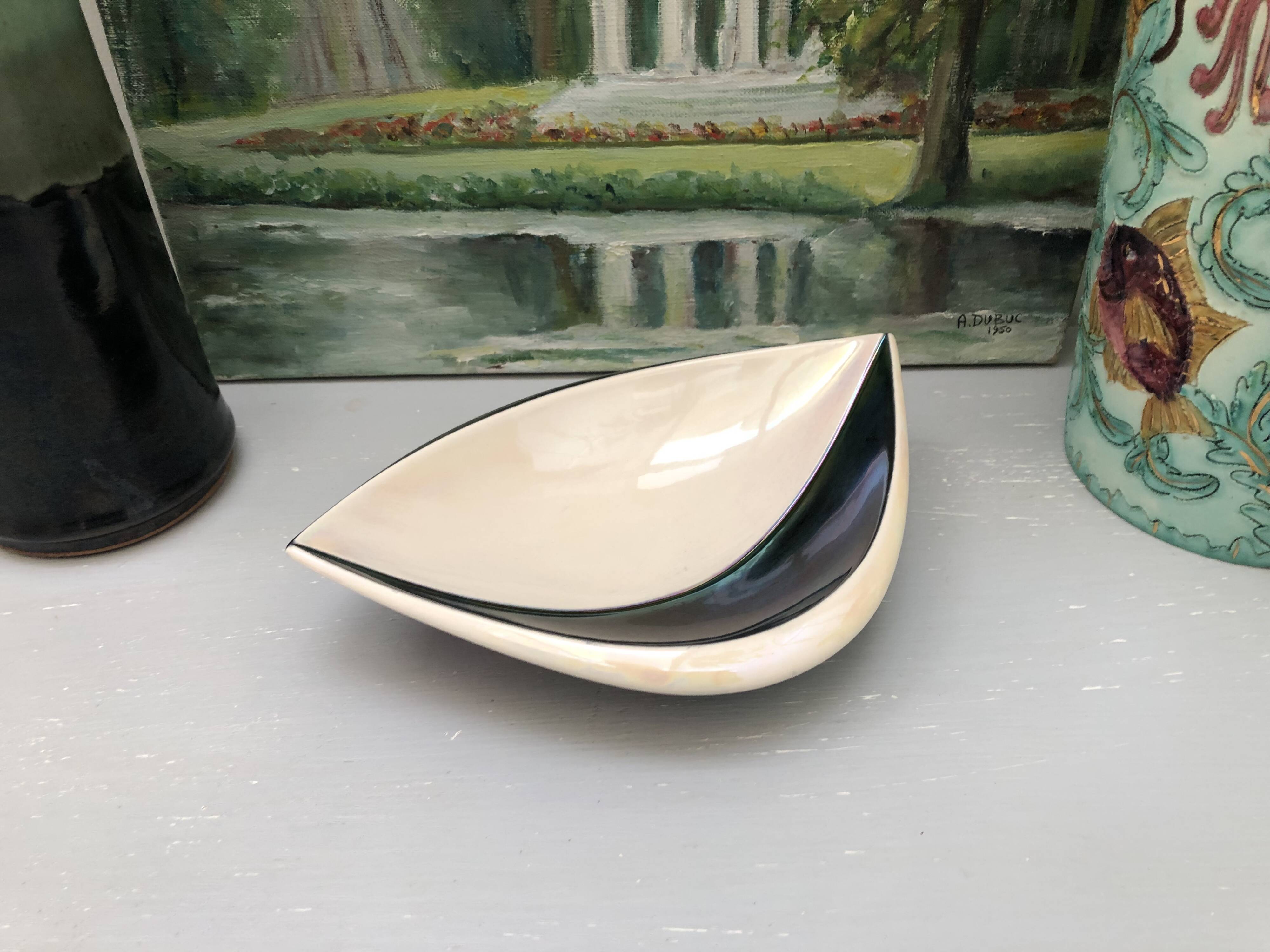 50s/60s designer storage cup. Verceram