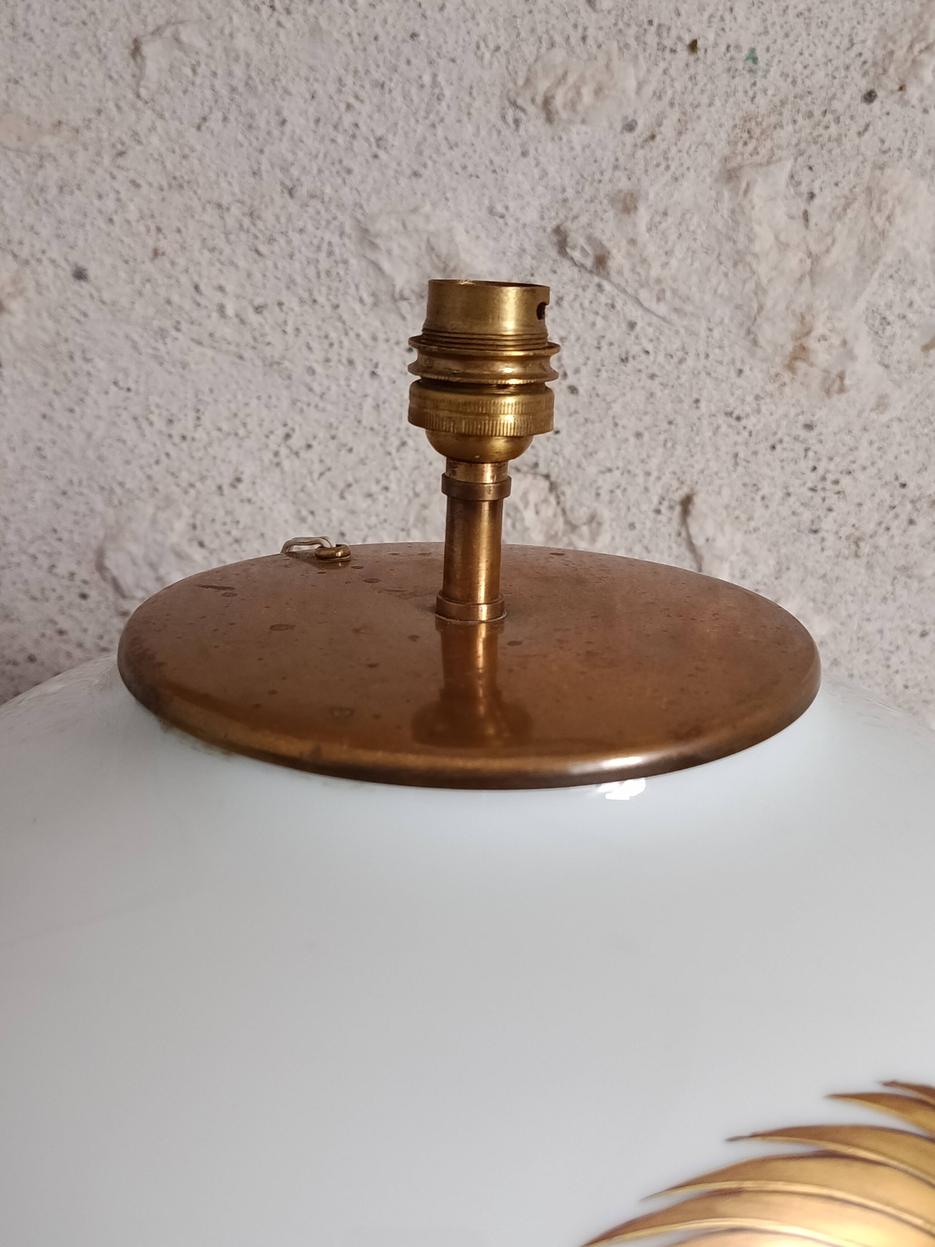 Antique vase converted into a lamp, Heinrich manufacture, from the 1950s.