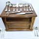 Christofle Cutlery Set - Trianon Model - 155 Pieces, Silver-Plated Metal