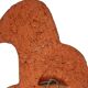 Sculpture Fleurs Oeuvre Paul Vermeire Perignem 47cm