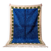 Blue Berber rug in wool 250/150cm