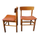 Pair of Borge Mogensen J39 Shaker chairs in solid elm-wood, Denmark 1950s