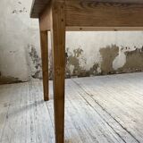 XL farmhouse table in beech and pine 3m