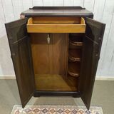 1930s English oak student wardrobe
