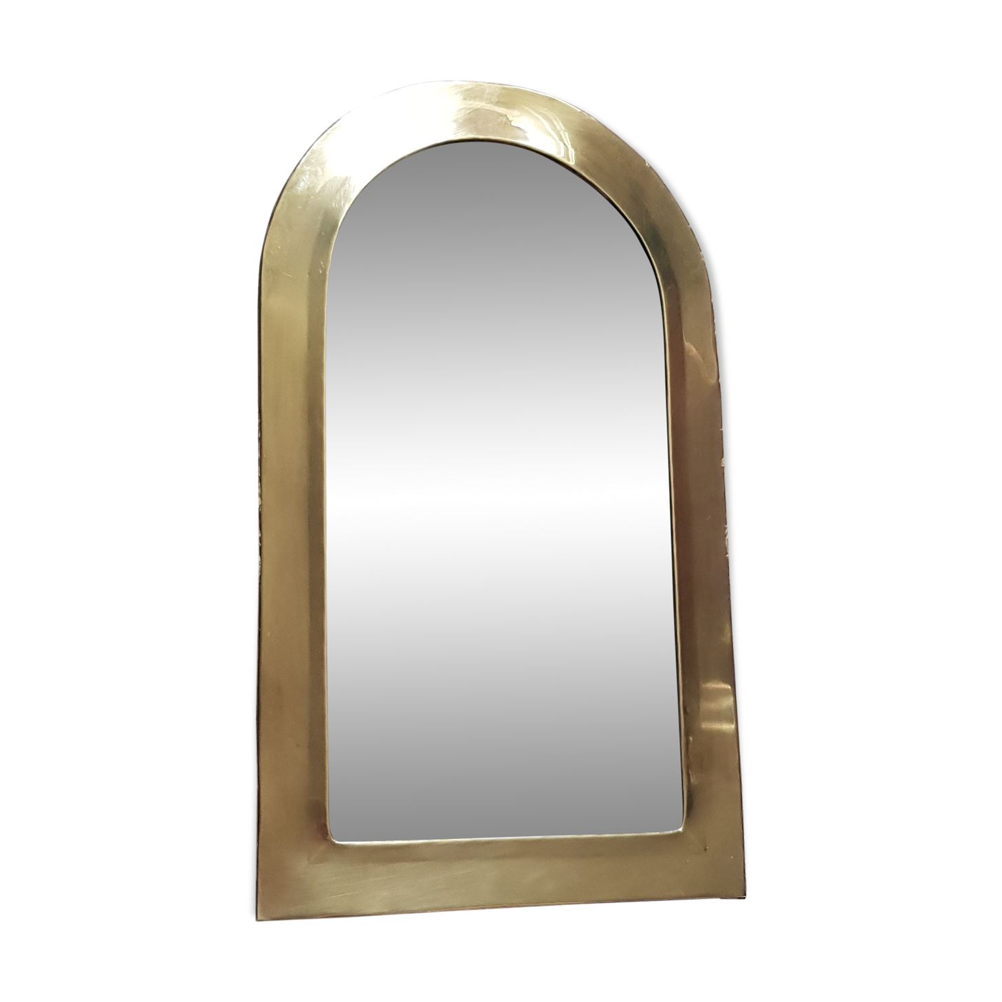 Golden brass mirror 31x53cm