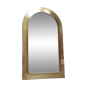 Golden brass mirror 31x53cm