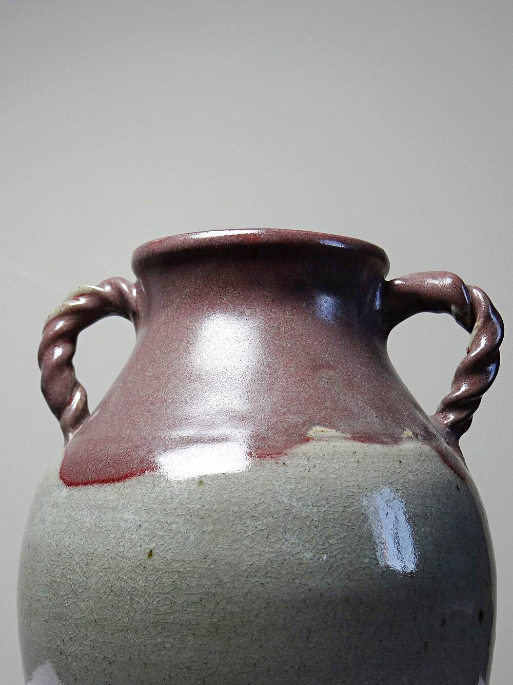 Milly Finn Studio Pottery Vase UK Vintage 60s-70s Stoneware