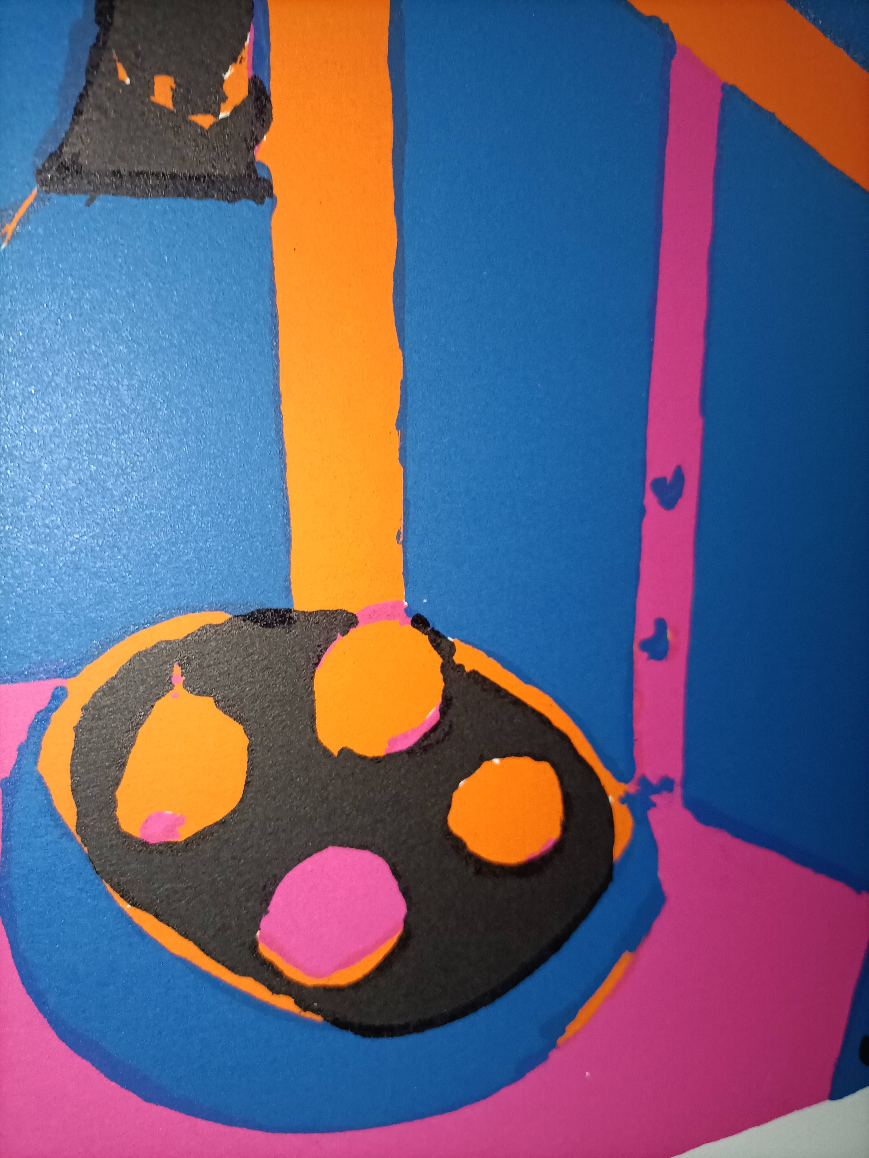 Numbered and signed lithograph by Paul Crotto "Interior View"