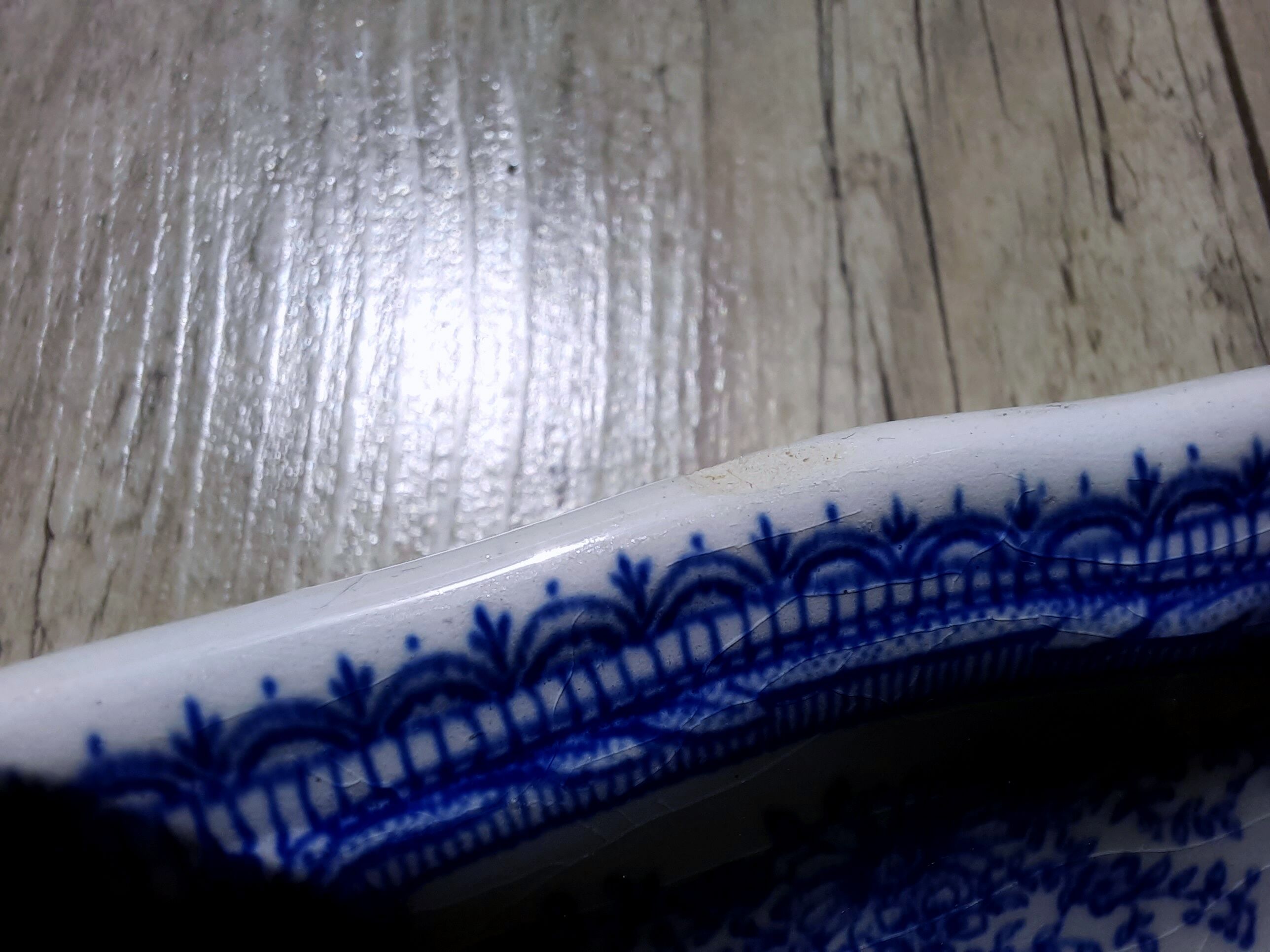 Lunéville - English Cottage - Presentation plate, Cup, Tray, Earthenware Saucière