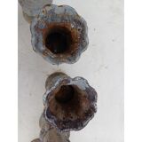 Set of 5 cast iron vases from 1900 from Charleville-Mézières