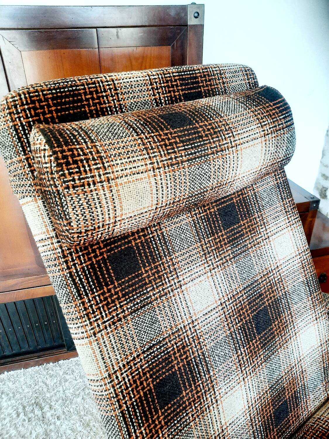 Vintage reclining armchair Lafuma