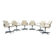 Set of six Italian conference chairs