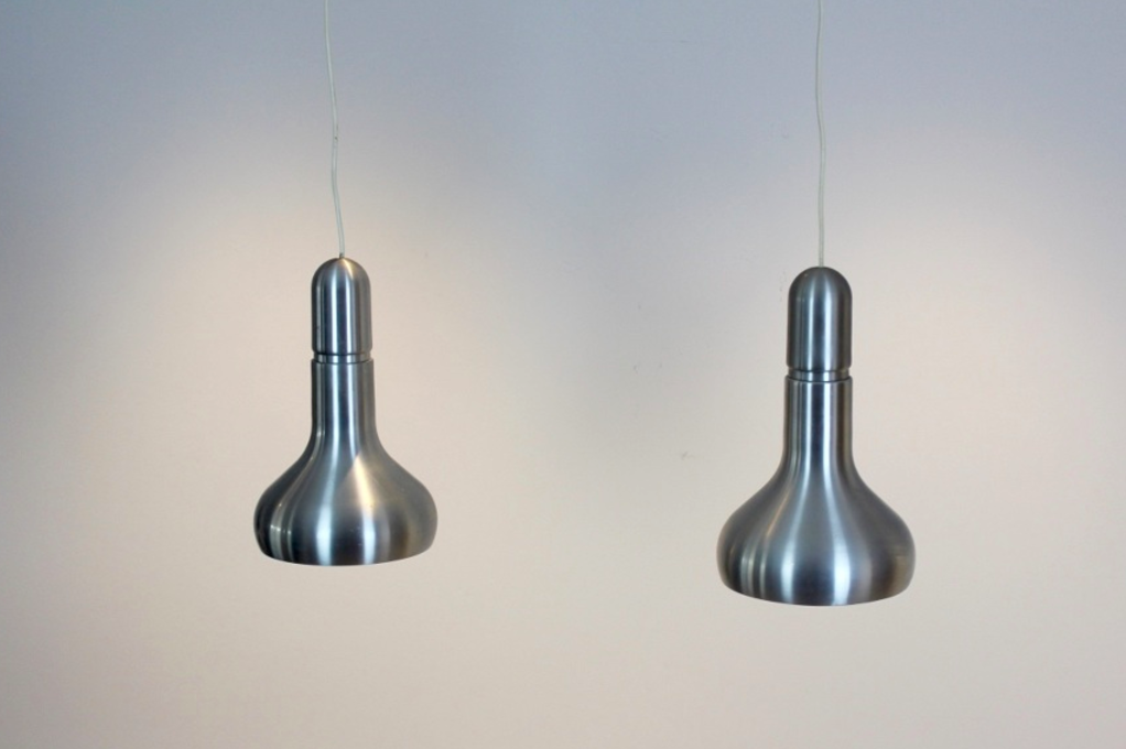 Set of Danish aluminum Lights