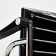 Fauteuil cuir lc1 par le Corbusier pour Cassina