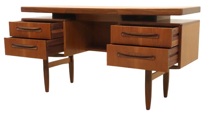 Bureau vintage en teck fresque G-Plan 'Frettenham'
