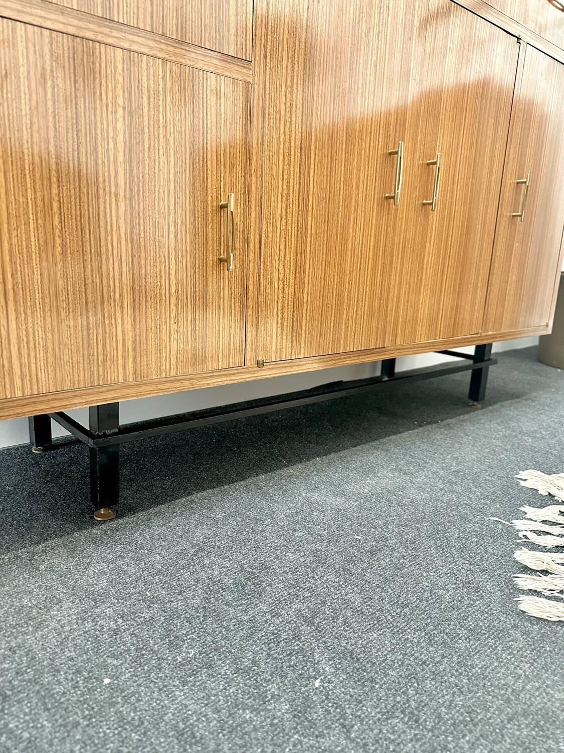 Wood effect formica sideboard