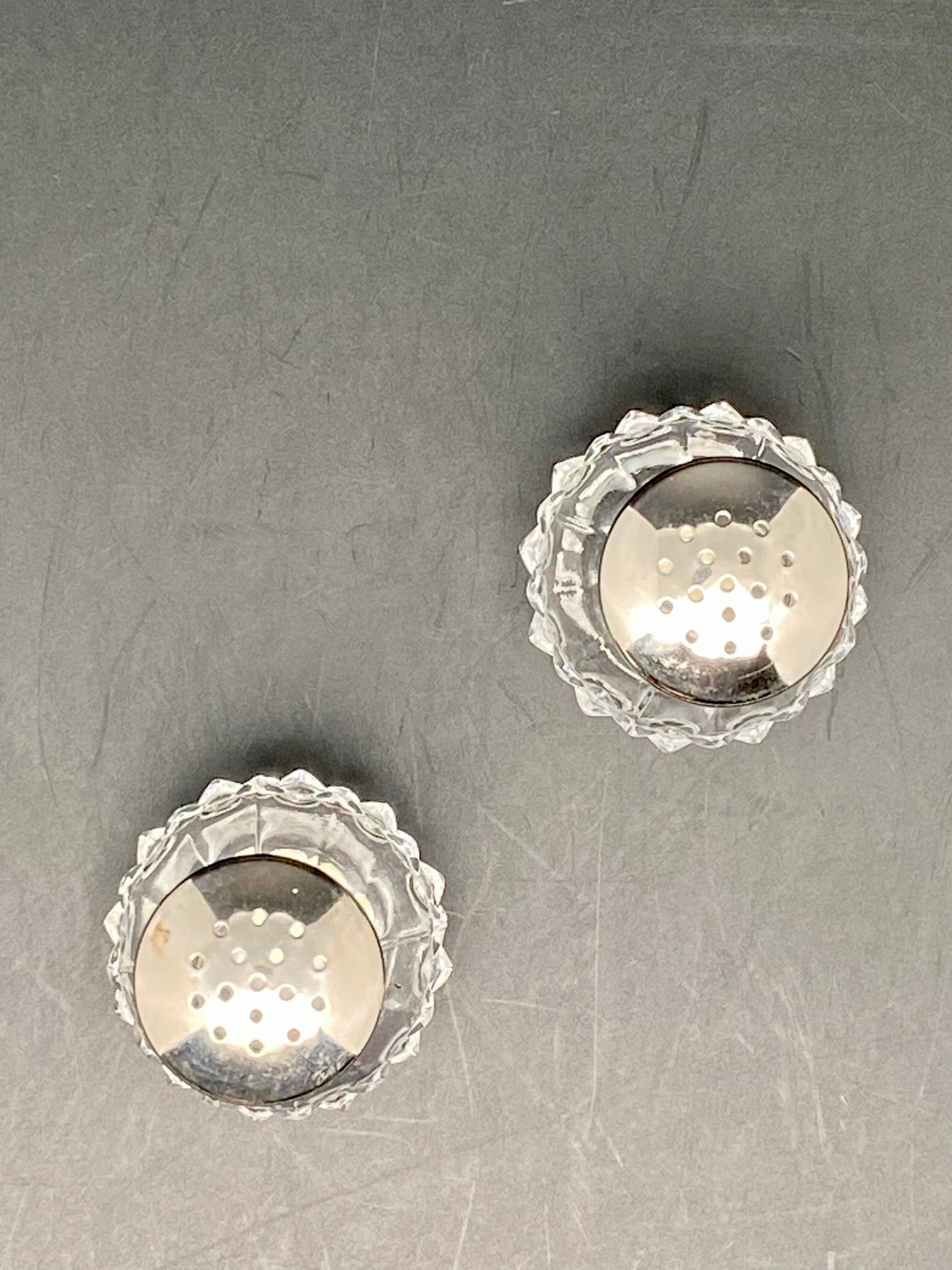 Arques crystal pepper & salt set