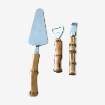 Bamboo cutlery set