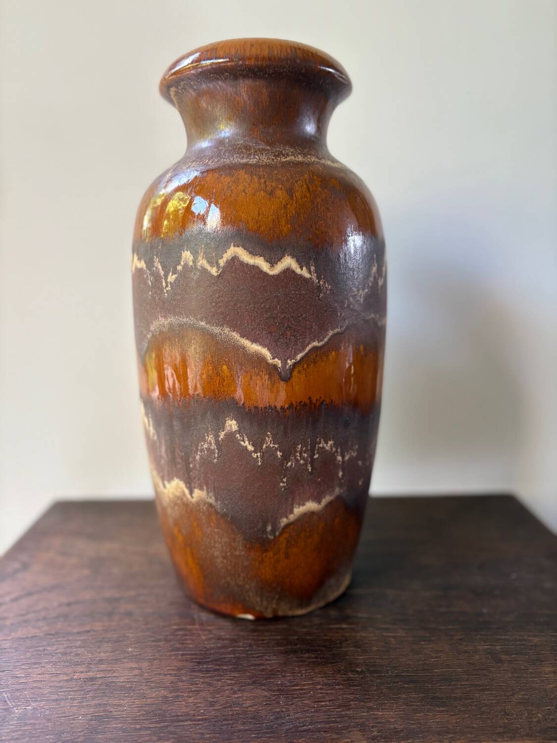 vintage scheurich keramik ceramic vase from the 70s