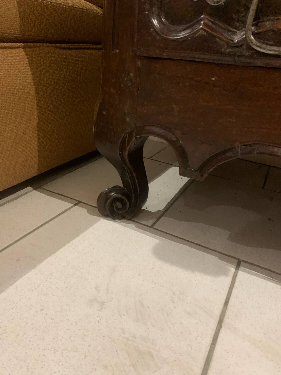 Antique Lorraine Wardrobe, 18th Century, Rustic Oak