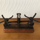 Old balance force 5 kilos Roberval copper and black