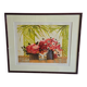 Litographie originale Michel-Henry "Bouquet Rouge"
