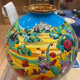 Vase Boule Colonial Émaux de Longwy