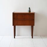 Vintage Danish teak nightstand from the 60s