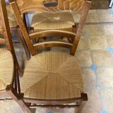 6 rustic chairs