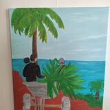 Canvas "Paseo Cubana On the trails of Trinidad"