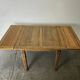 1930s solid oak extending draw-leaf dining table | Arts & Crafts style