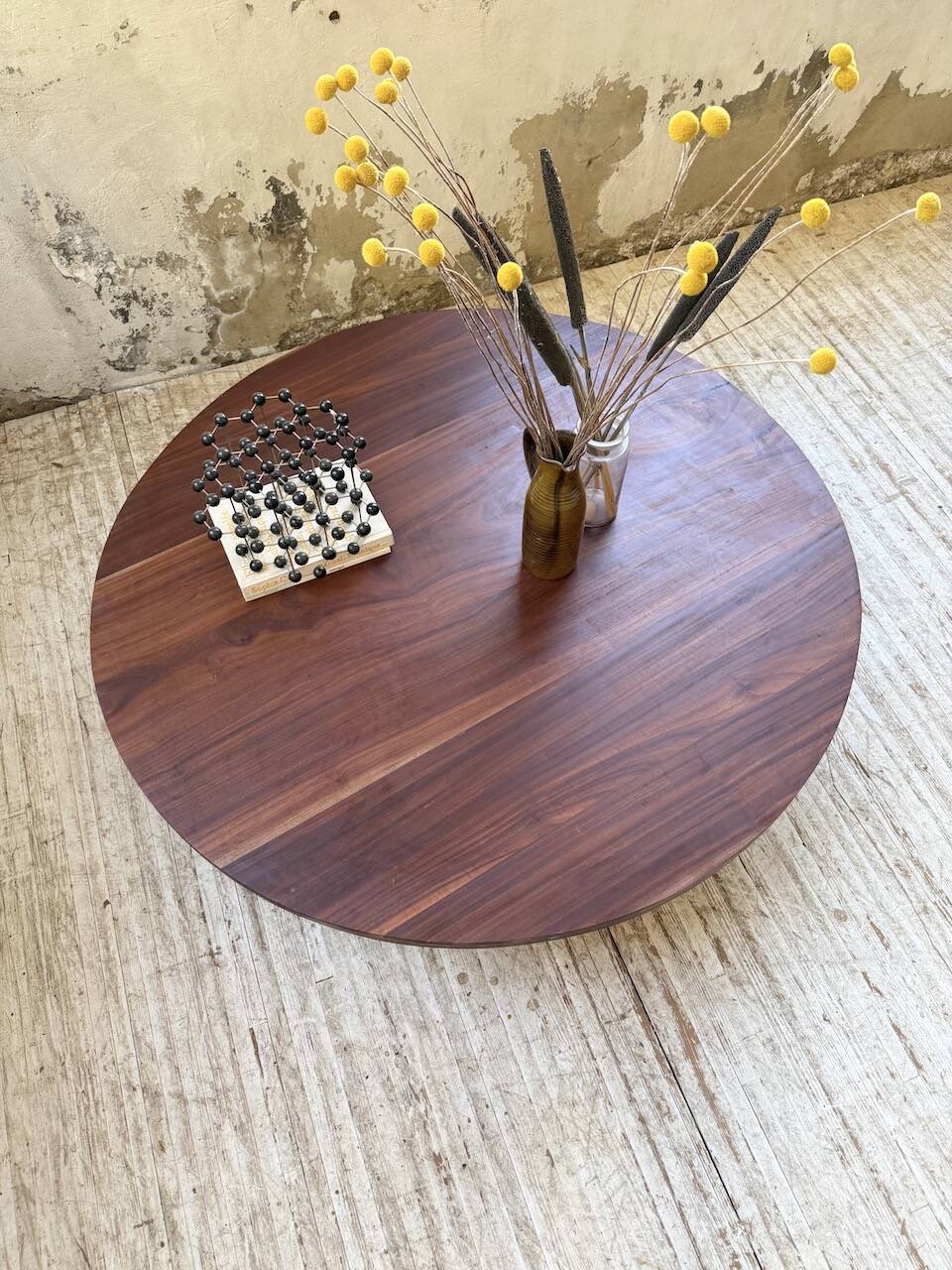 50s round tripod coffee table