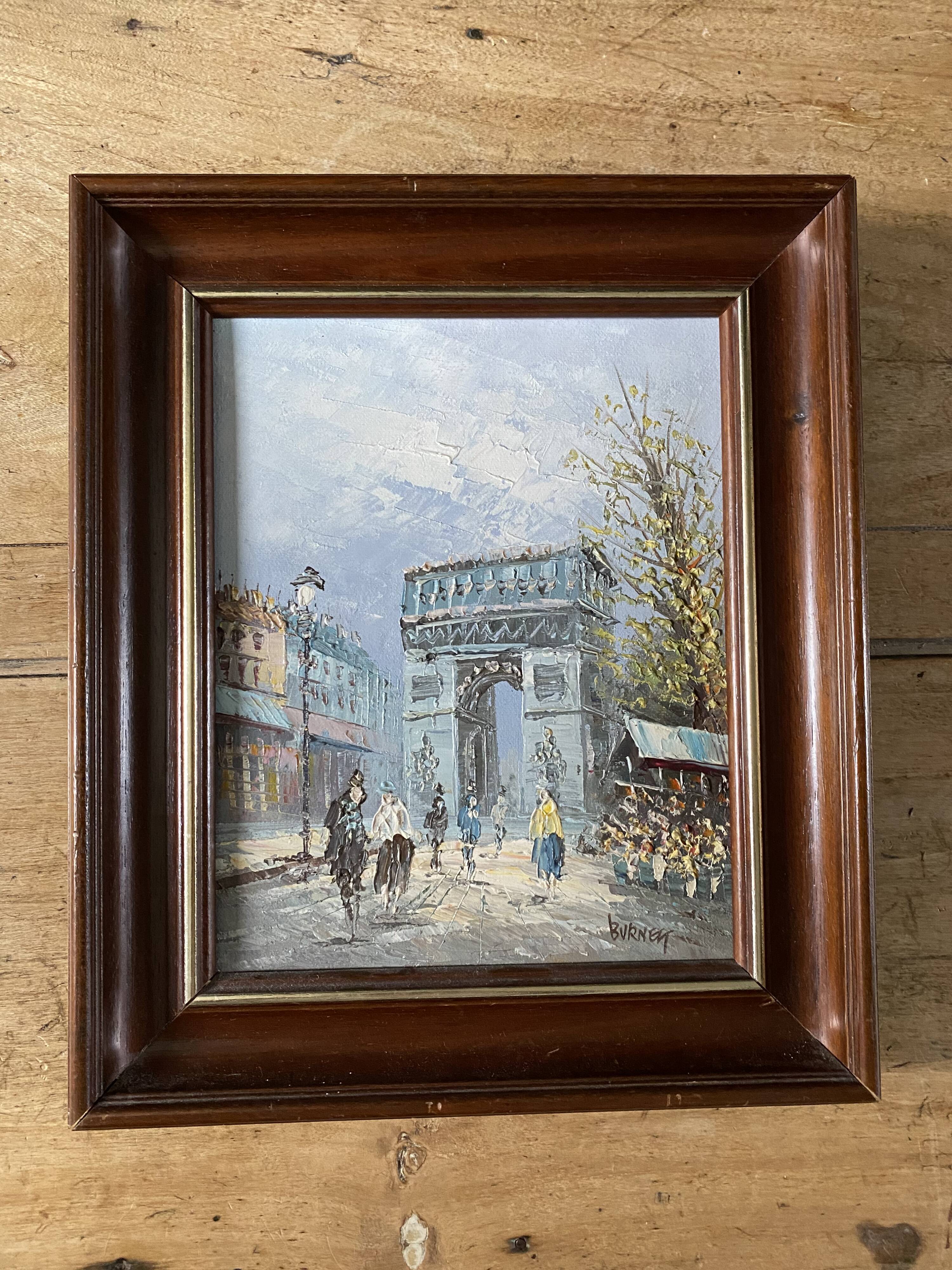 Oil on canvas signed Caroline Burnett