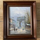 Oil on canvas signed Caroline Burnett