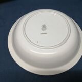 Flat Creux Lunéville Regency Ancient Porcelain water green