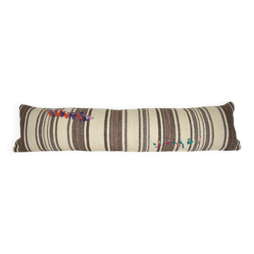 Housse de coussin kilim vintage 132x30 cm