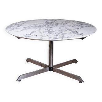 Calacatta marble Super Malta table, Roche Bobois, 1980s