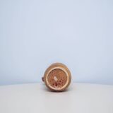 vintage brown West Germany Scheurich can vase