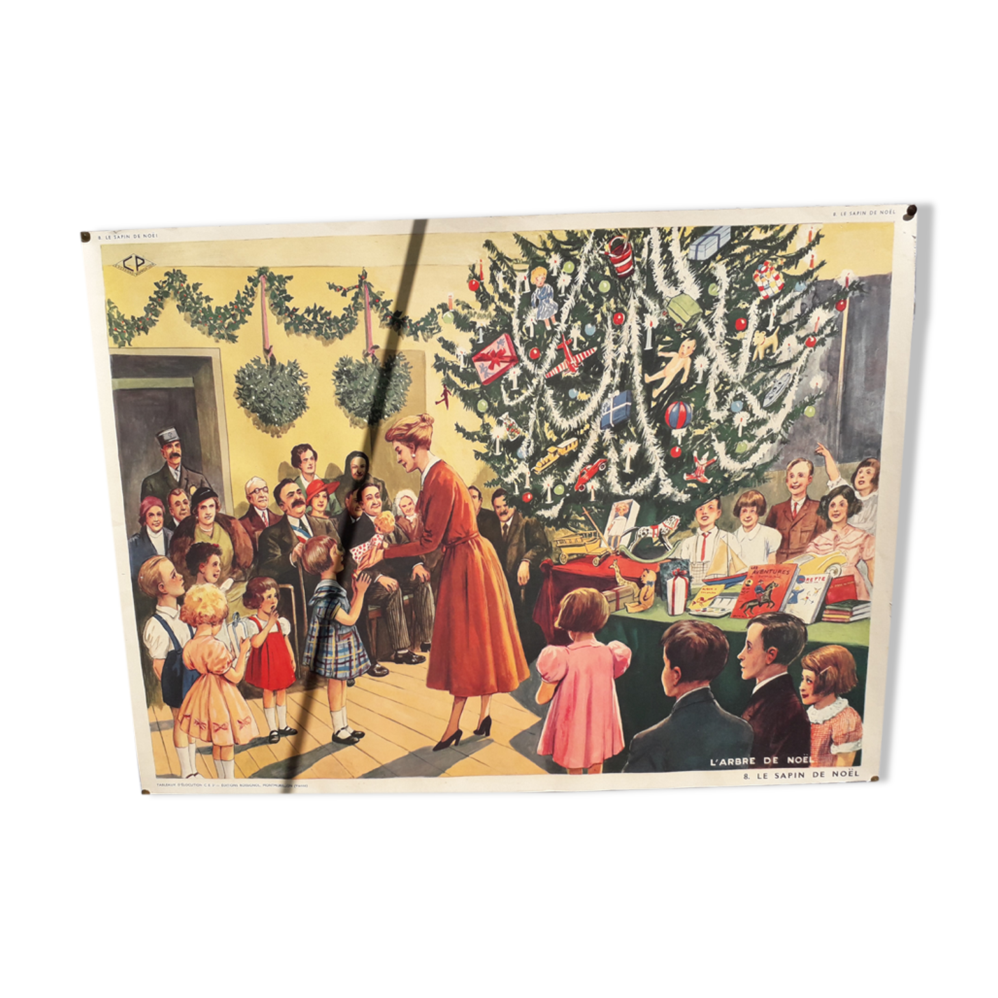 School poster "The Christmas Tree-The Florist"