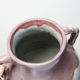 Vase studio pottery Milly Finn UK vintage 60s-70s stoneware