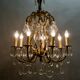 19th crystal pampilles chandelier