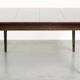 Old square oak dining table from the mid-20th century with 2 drawers
