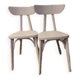 Duo of bistro chairs