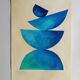 Minimalist geometric painting
