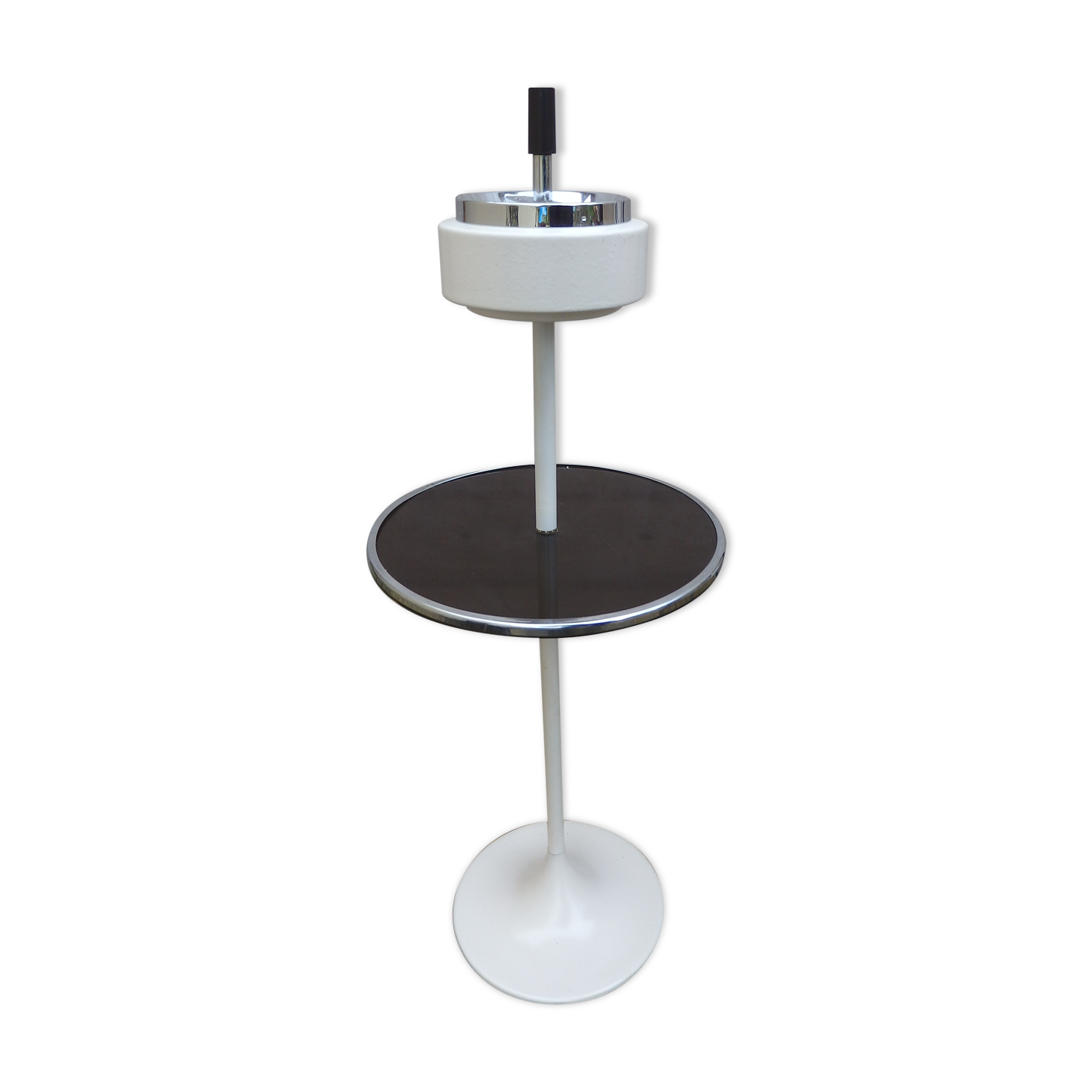 Cendrier swing star vintage années 70 pied tulipe