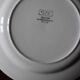 Set of 6 mismatched Art Deco red green yellow dinner plates Digoin