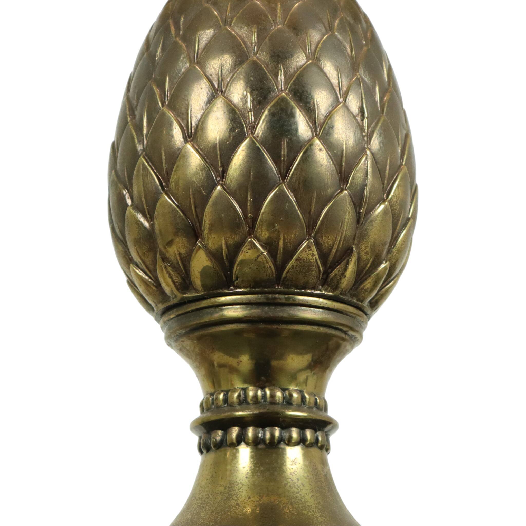 Rare Set Pineapple Lamp and Table Deknudt Loevsky 1970s