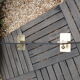 Contemporary smoked glass firewall 1970