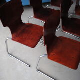 Set of 9 Pagolz style chairs