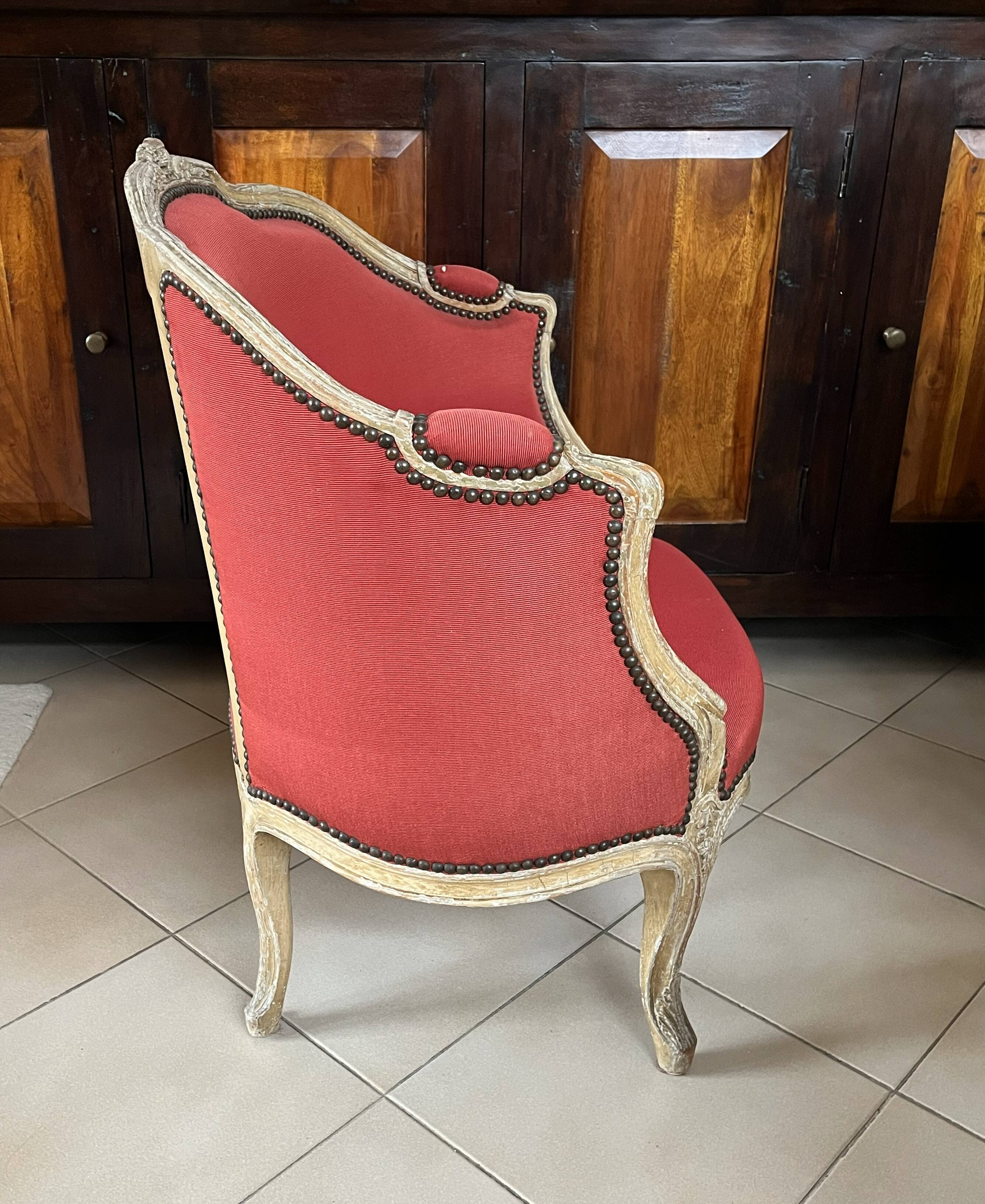 Napoleon III convertible armchair